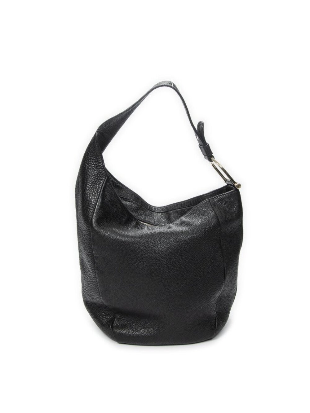 Gucci Medium Greenwich Hobo Black Gray Leather